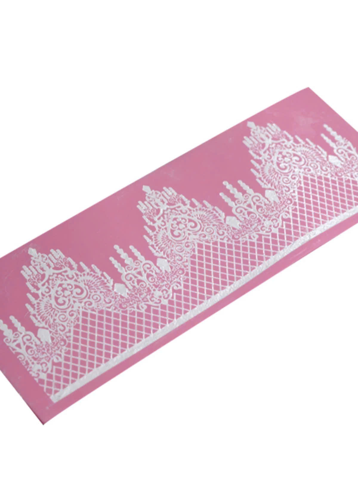 Khuôn silicon tấm ren họa tiết 01 36x13cm