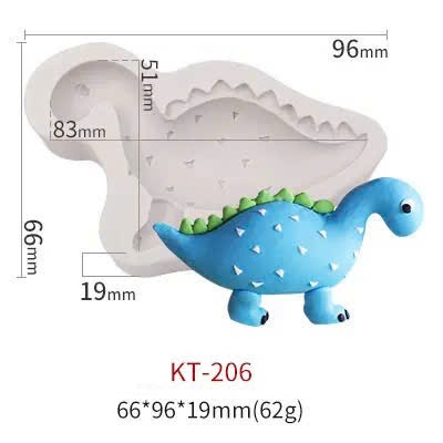 Khuôn Silicon khủng long nhiều mẫu
