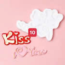 Khuôn Silicon mẫu chữ I Love You