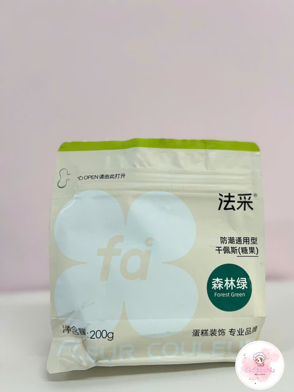 Gumpaste Fleur Couleur trắng hương sữa – Kẹo đường tạo hình hoa lá