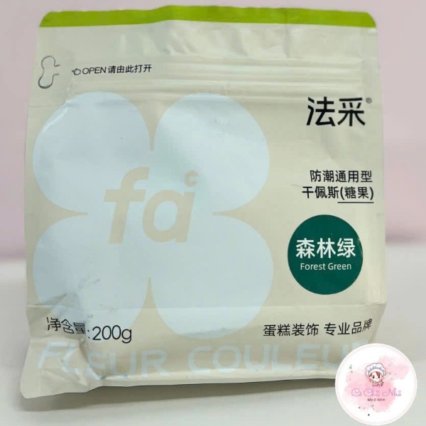Gumpaste Fleur Couleur trắng hương sữa – Kẹo đường tạo hình hoa lá