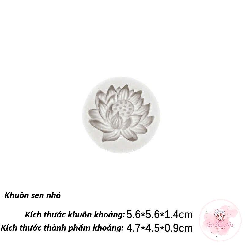 Khuôn silicon hoa sen mẫu