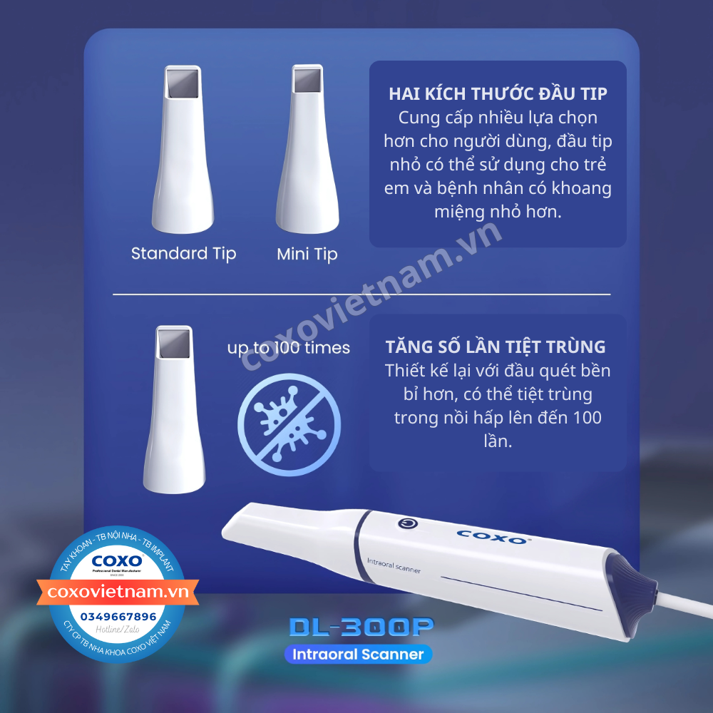 Máy quét scan trong miệng COXO DL-300P