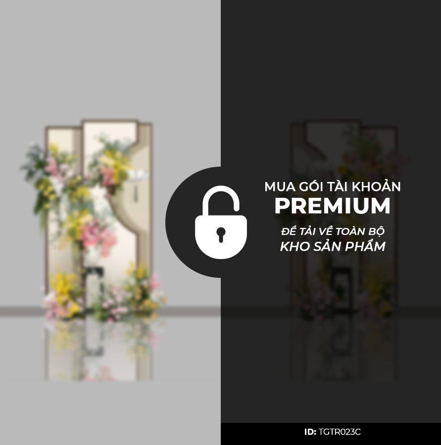 Cổng Tư Gia Tone Trắng TGTR023C