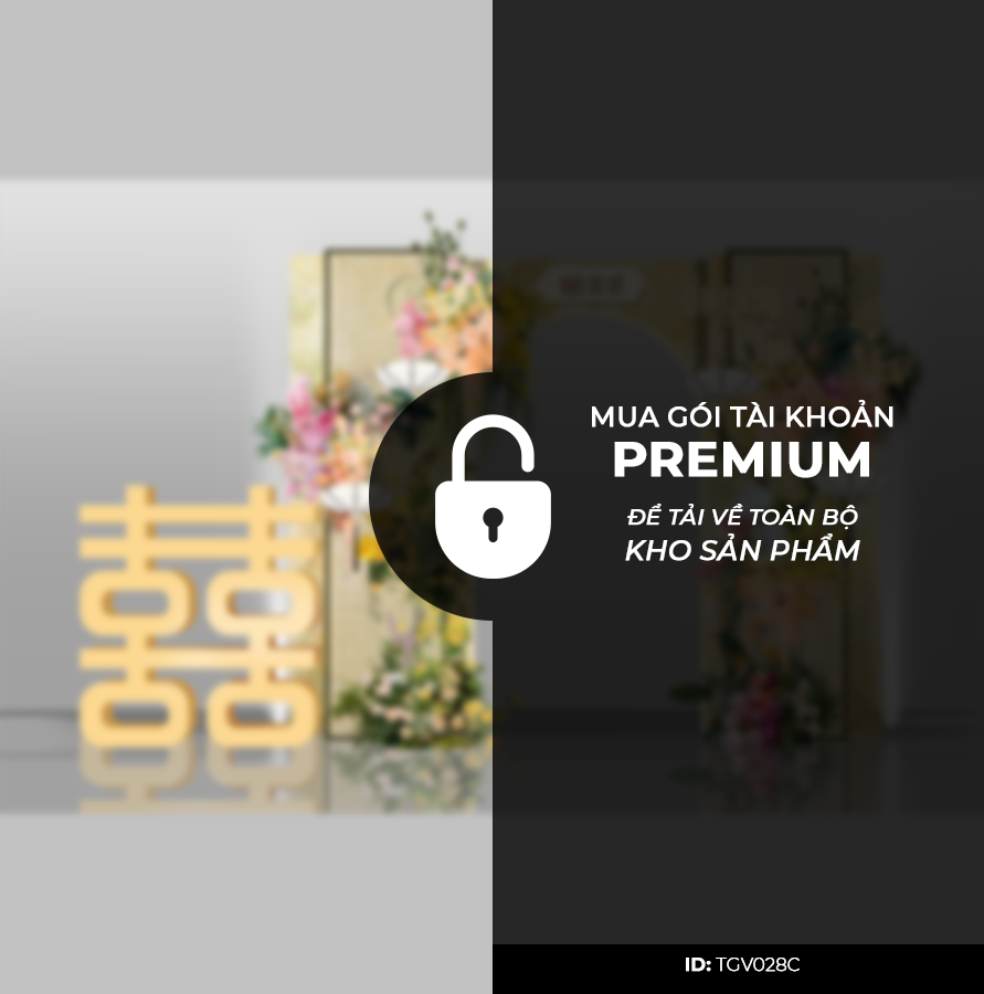 Cổng Tư Gia Tone Vàng TGV028C