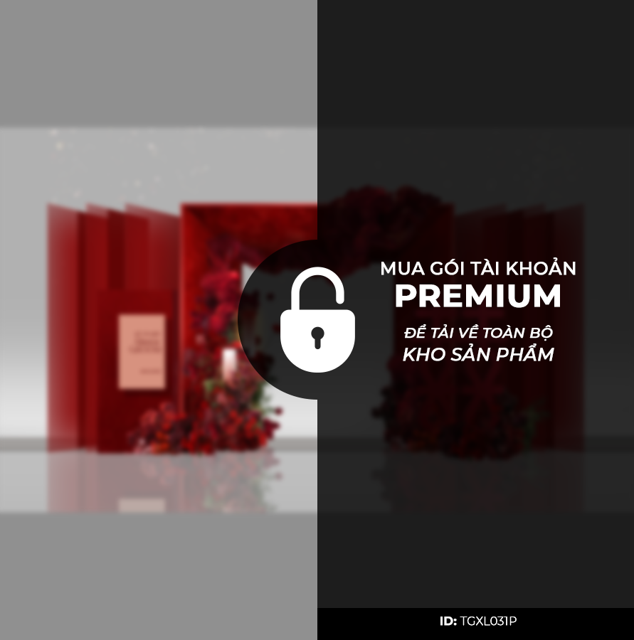 Cổng Tư Gia Tone Đỏ TGD055C