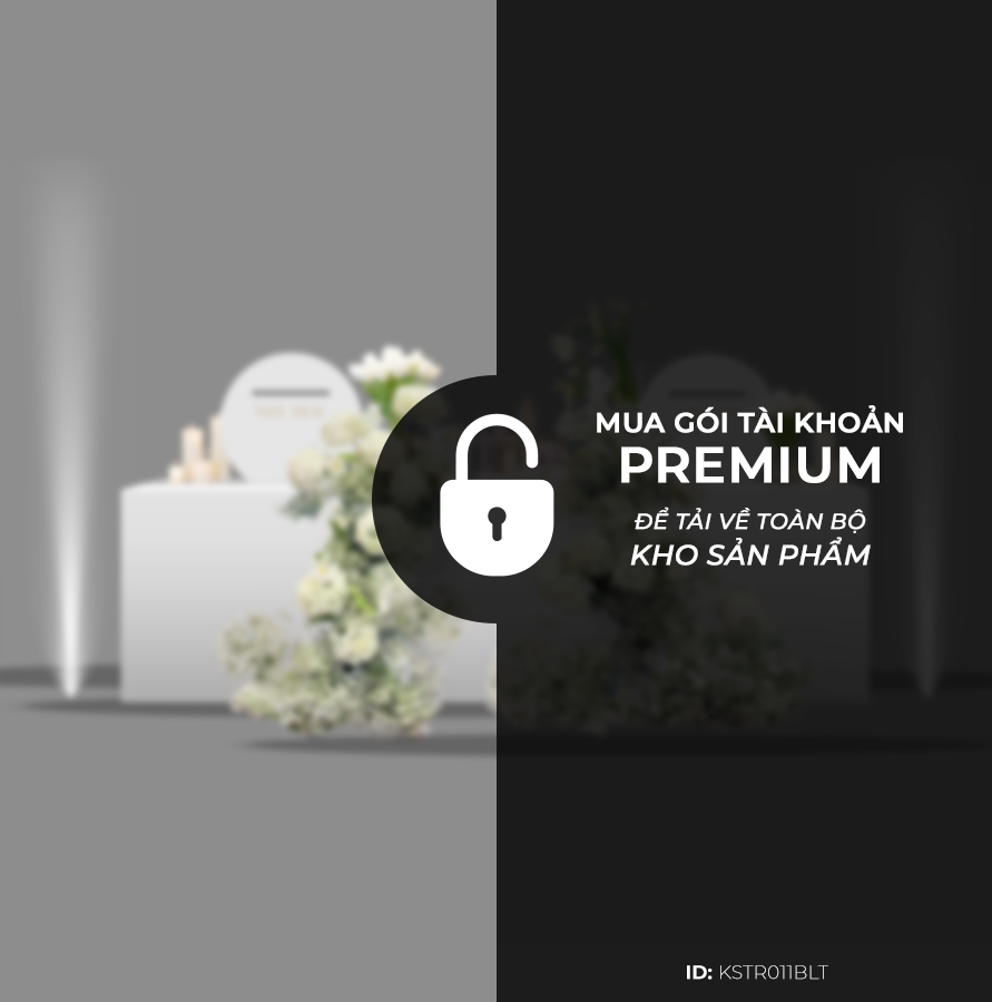 Bàn Lễ Tân Khách Sạn Tone Trắng KSTR011BLT