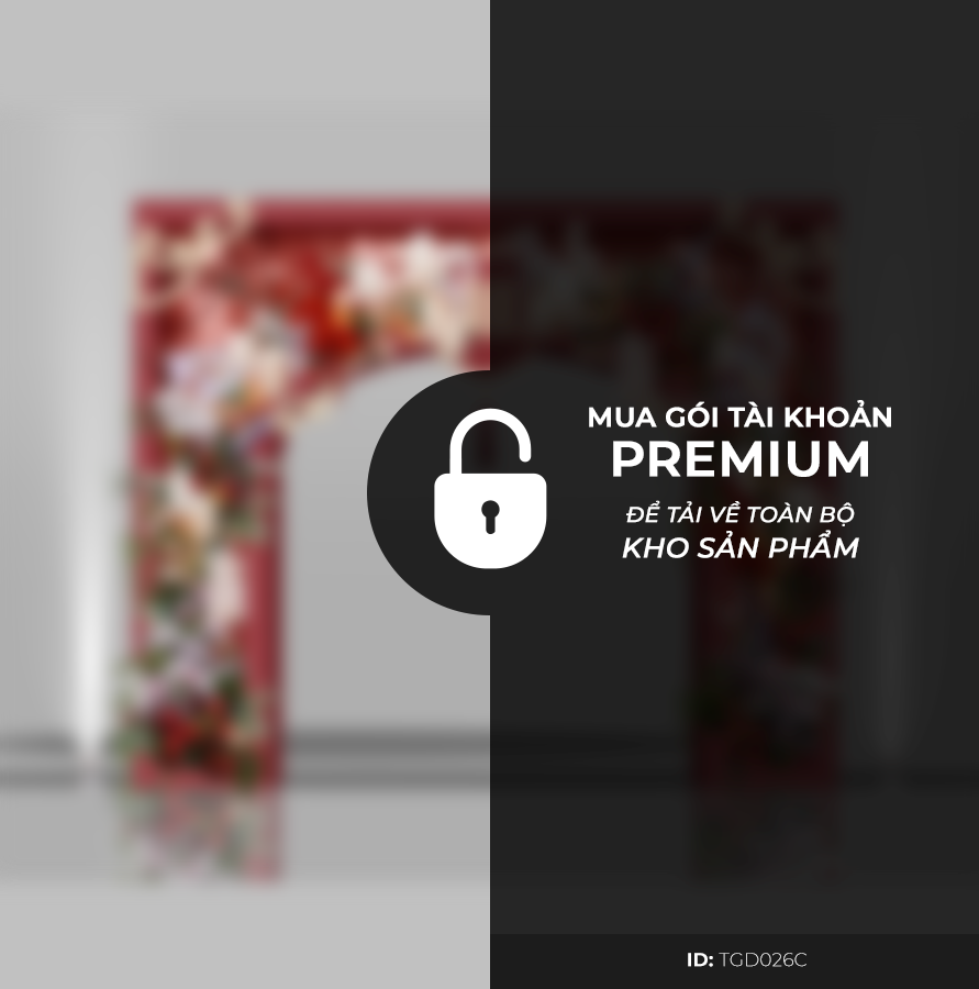 Cổng Tư Gia Tone Đỏ TGD026C