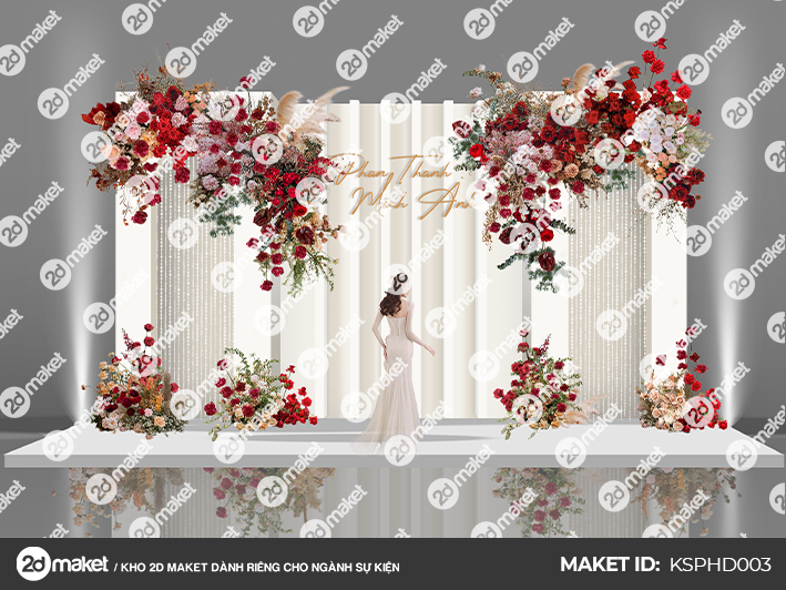 Photobooth Khách Sạn Tone Đỏ KSD003PH