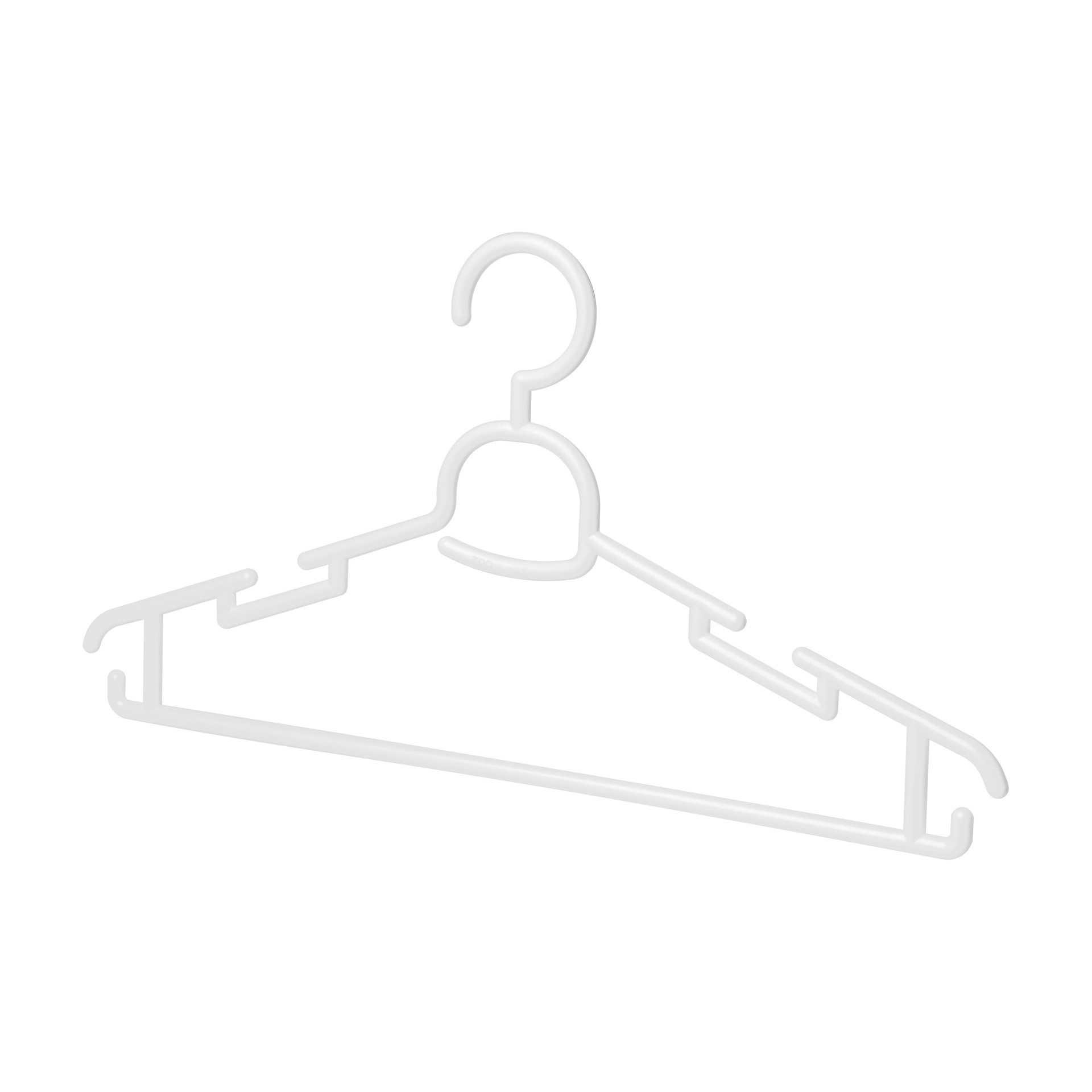 Móc áo đầm vuông Hara 180 (10 cái/lốc)