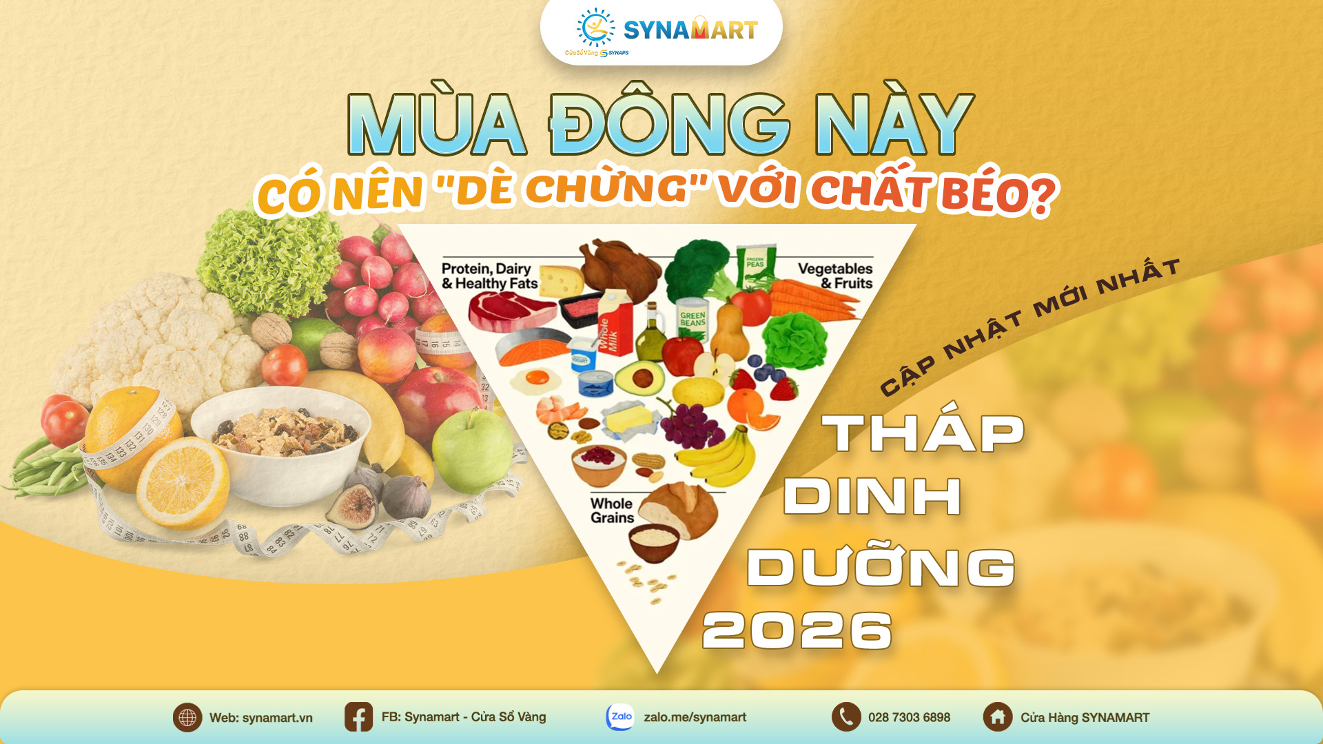 SỰ CHUYỂN DỊCH TRONG THÁP DINH DƯỠNG 2025 - 2030: CHẤT BÉO KHÔNG CÒN LÀ 