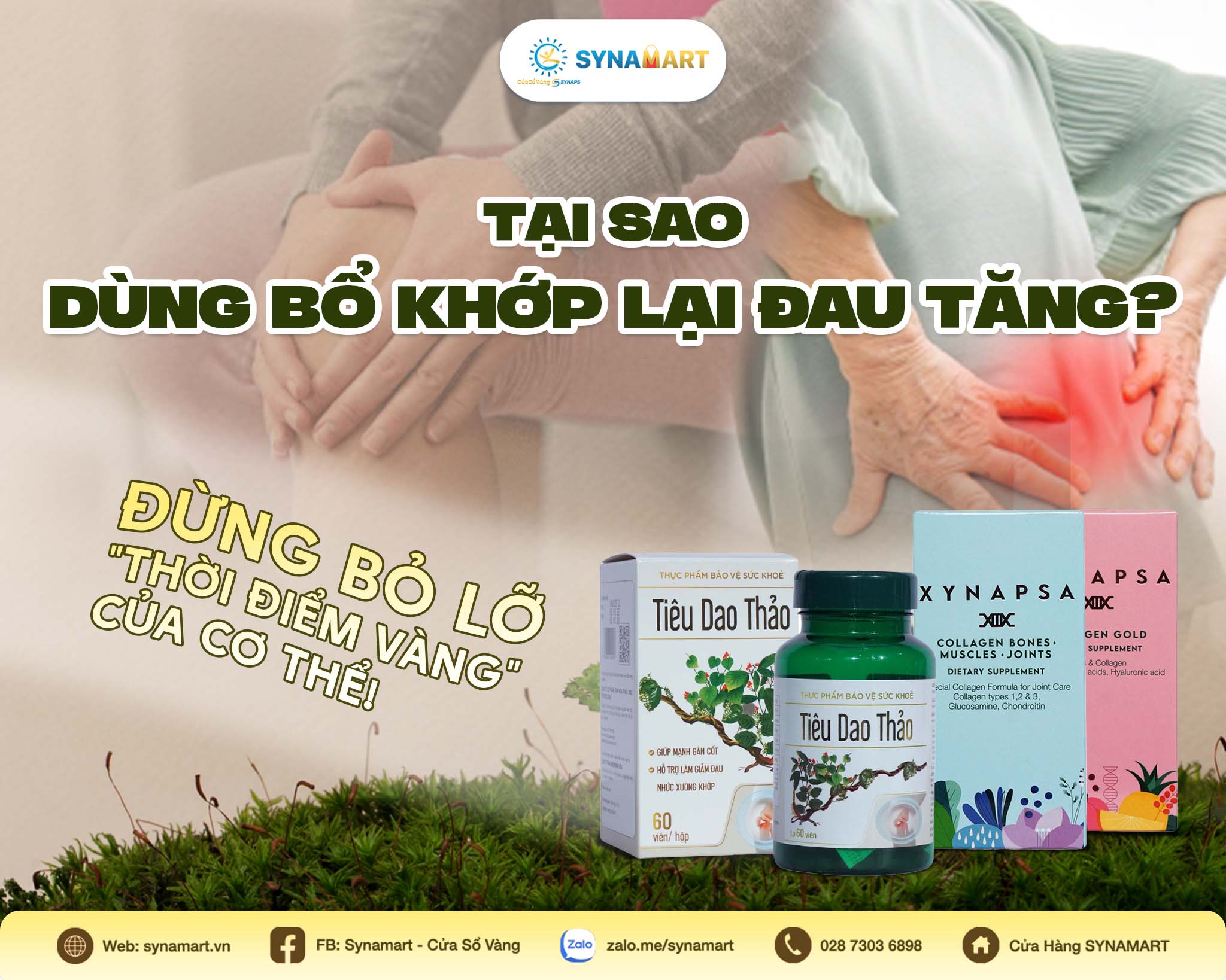 TẠI SAO DÙNG HỖ TRỢ XƯƠNG KHỚP LẠI THẤY NHỨC MỎI TĂNG NHẸ? GIẢI MÃ CƠ CHẾ 