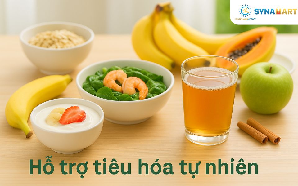 5 Loại Thực Phẩm Tự Nhiên Hỗ Trợ Tiêu Hóa Hiệu Quả