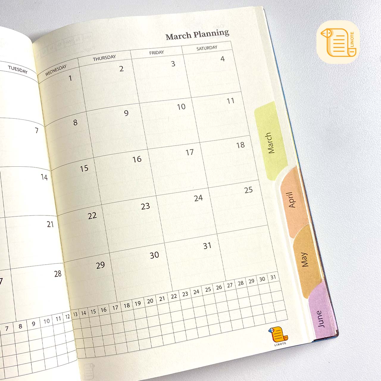 HÀNG ĐẶT Sổ lịch A5 PLANNER  bìa da dập họa tiết ép nhũ 70gsm,200 trang