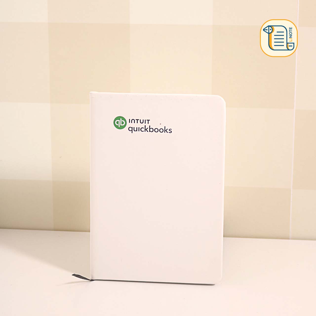 HÀNG ĐẶT Sổ A5 giấy trắng kẻ ngang bìa da màu trắng 70gsm,200 trang