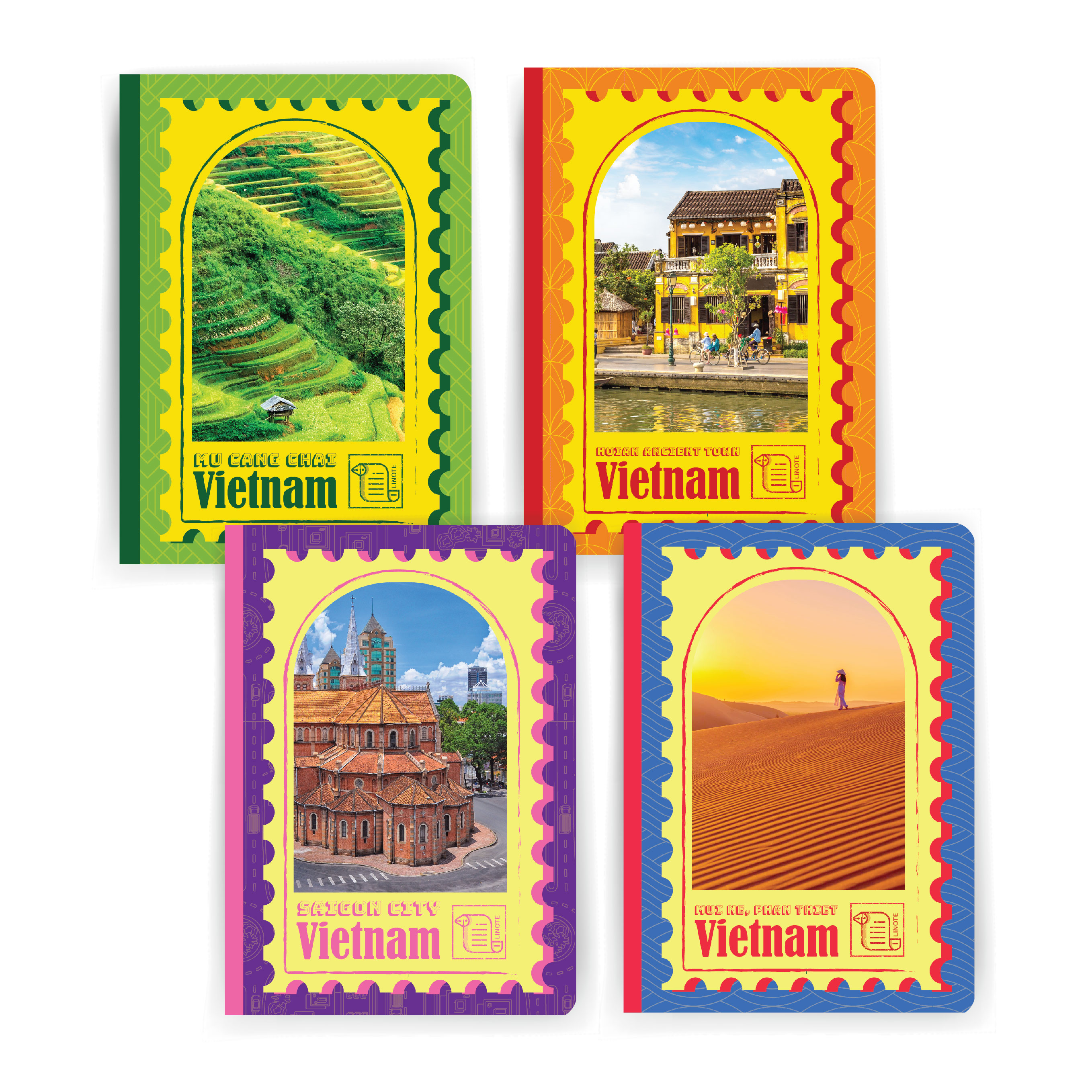 Vở kẻ ngang VIETNAM TRAVEL 80-120 Trang, 70gsm