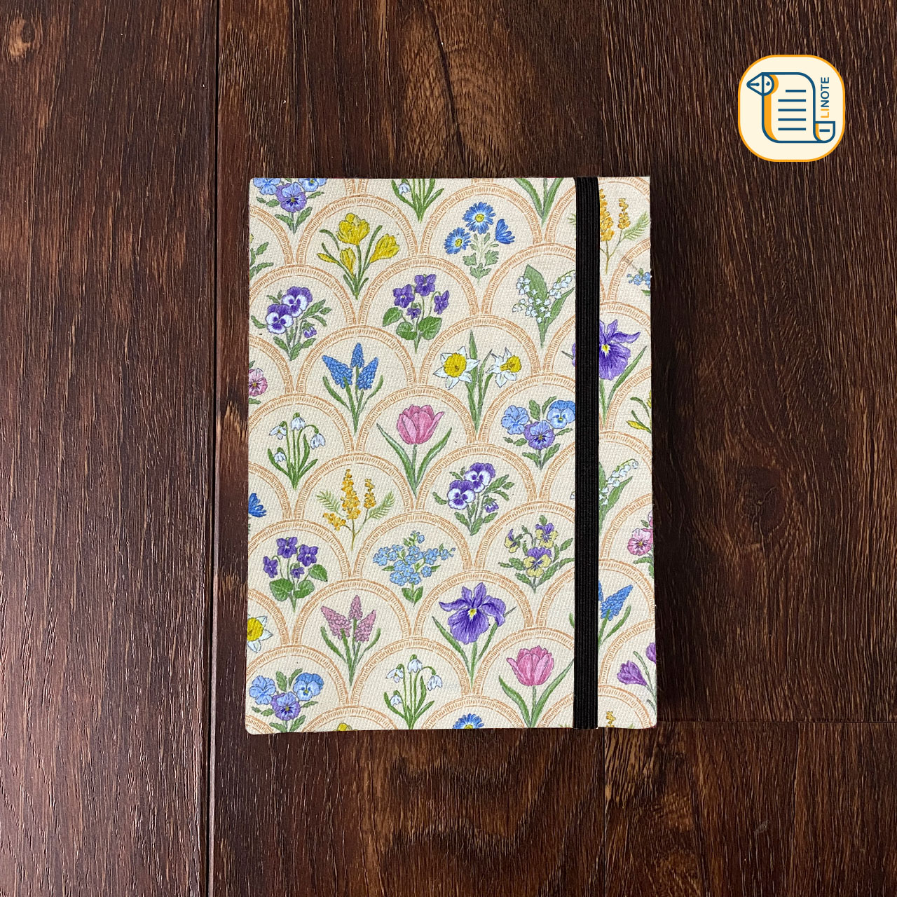 Sổ sketch B6 bìa vải VINTAGE, 100gsm, 200 trang ký hoạ, ghi chép