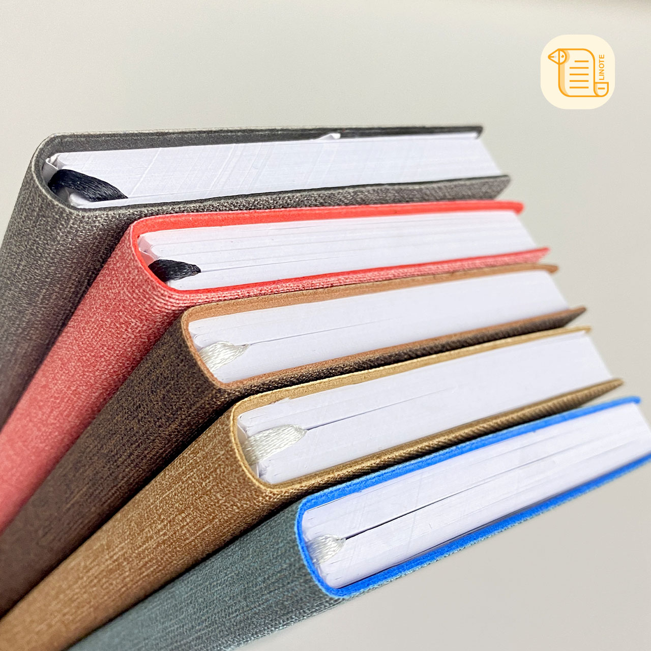 Sổ tay bỏ túi kẻ ngang BUSINESS bìa da 70gsm, 200 trang