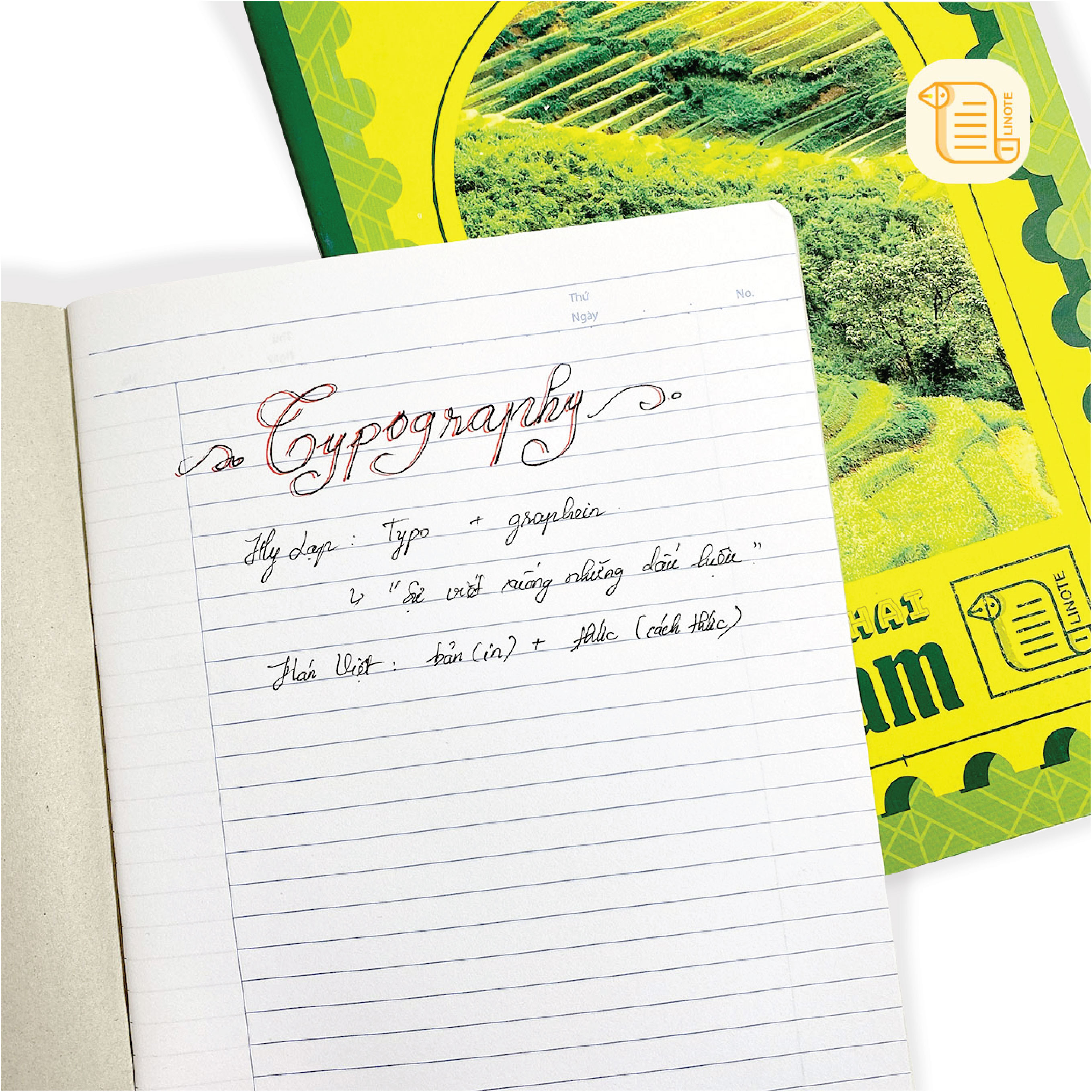 Vở kẻ ngang VIETNAM TRAVEL 80-120 Trang, 70gsm