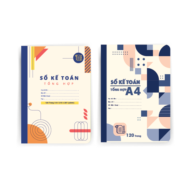 Vở kẻ ngang A4 KẾ TOÁN 120-320 Trang, 60gsm