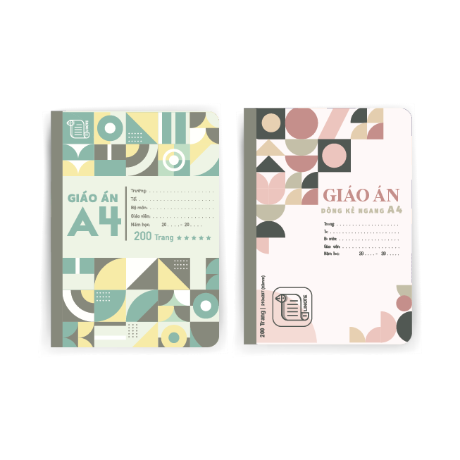 Vở kẻ ngang A4 GIÁO ÁN 200-300 Trang, 60gsm