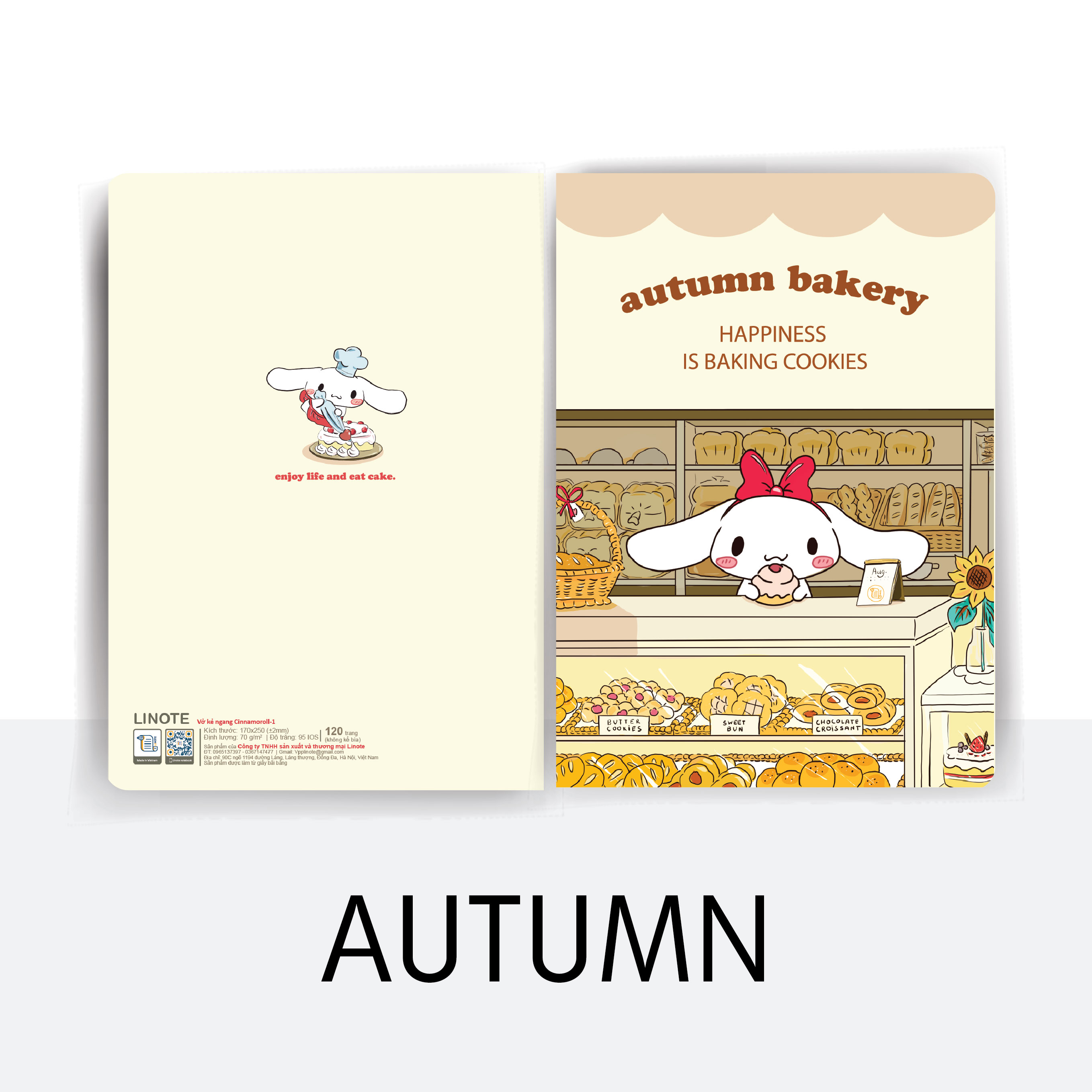 Vở kẻ ngang cao cấp FOUR SEASON 80-120 Trang, 70gsm