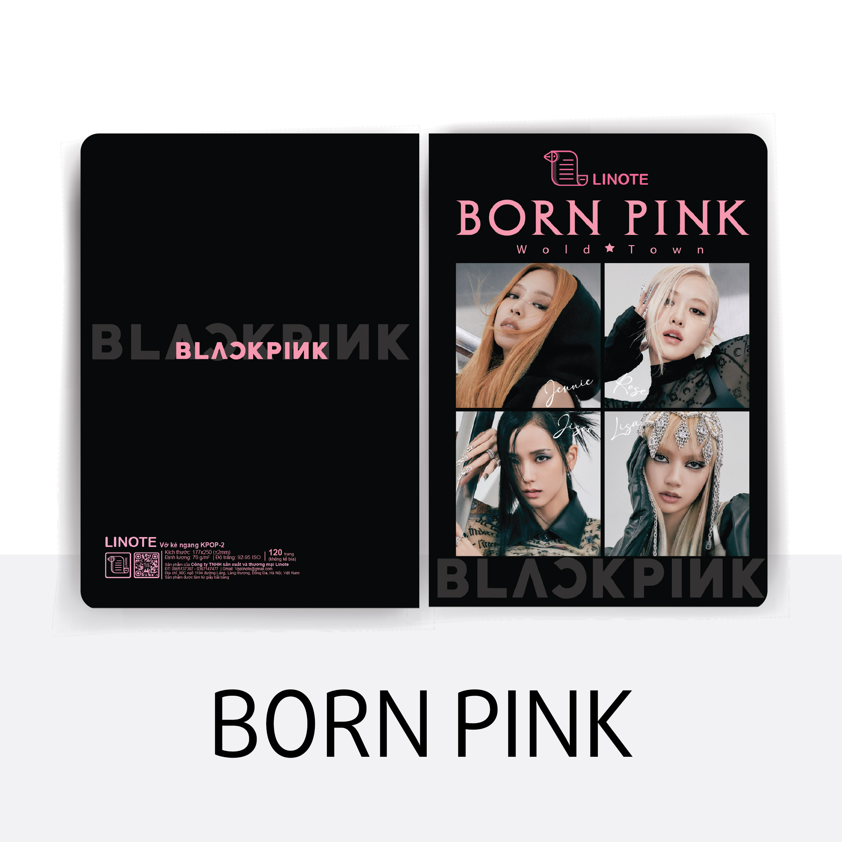 Vở kẻ ngang KPOP-1 72-72 Trang, 60gsm