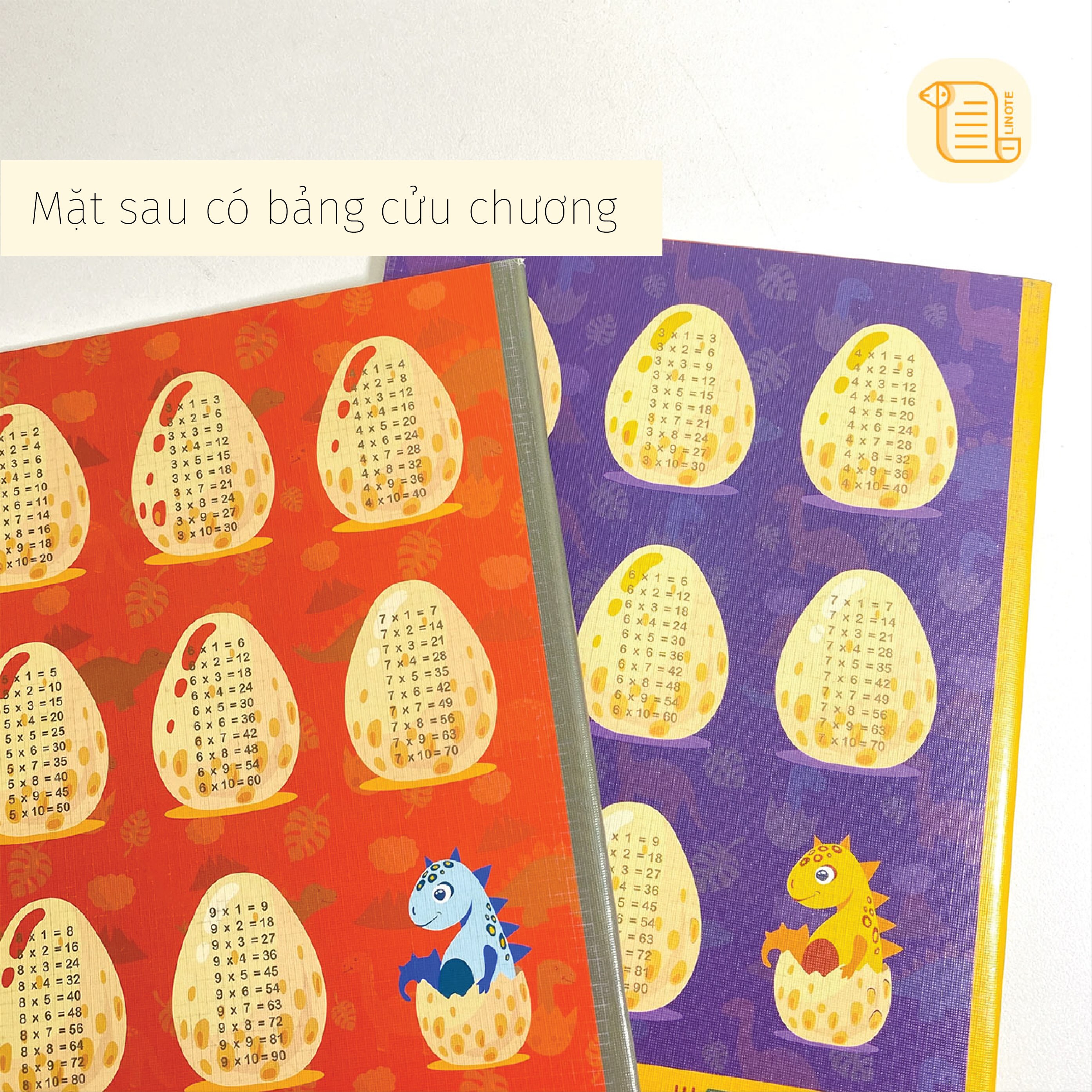 Vở 5 ô ly DINOSAUR 48-80 trang, 80gsm - 100gsm