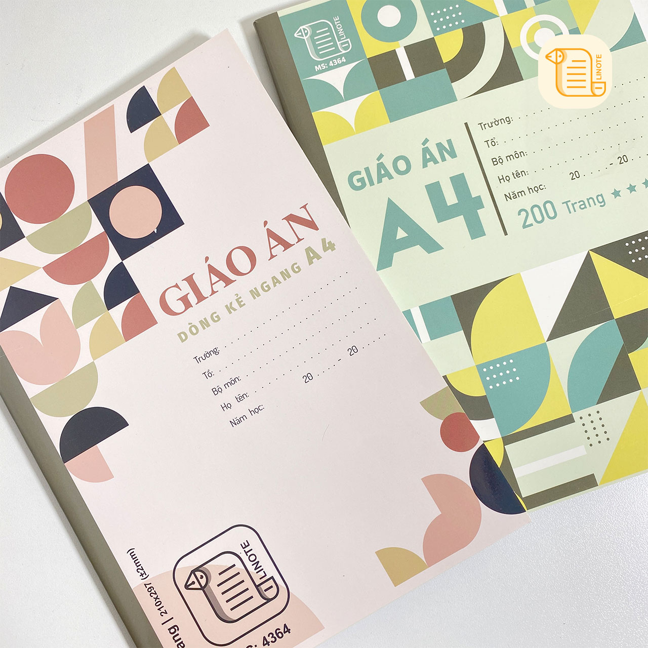 Vở kẻ ngang A4 GIÁO ÁN 200-320 Trang, 60gsm