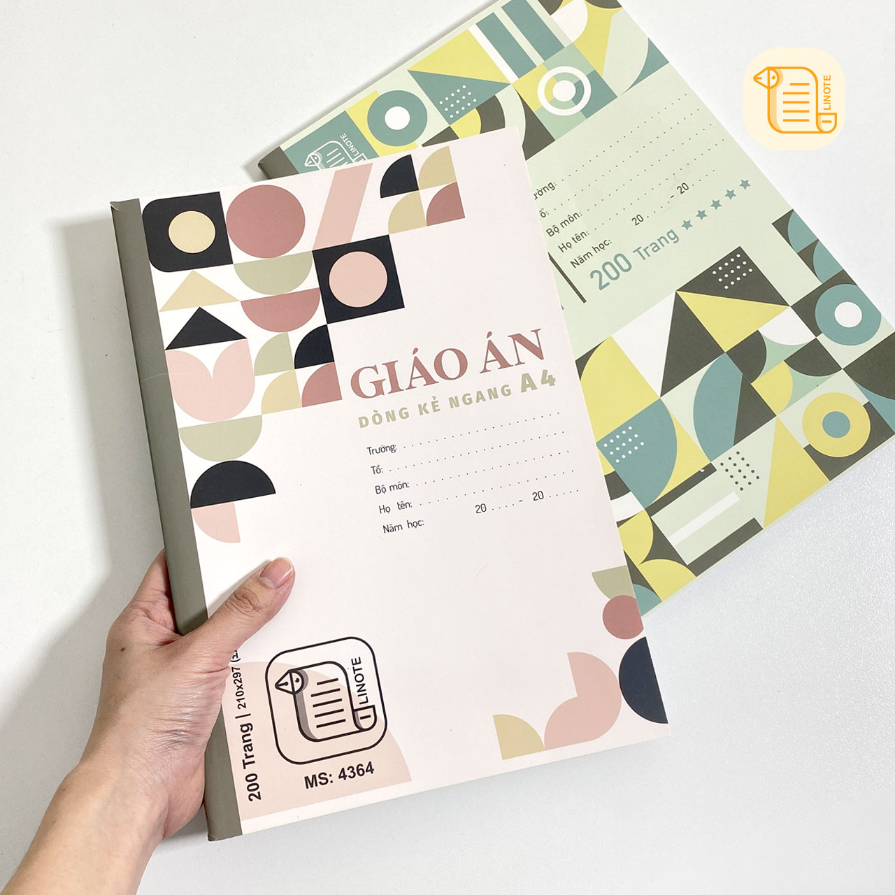 Vở kẻ ngang A4 GIÁO ÁN 200-320 Trang, 60gsm