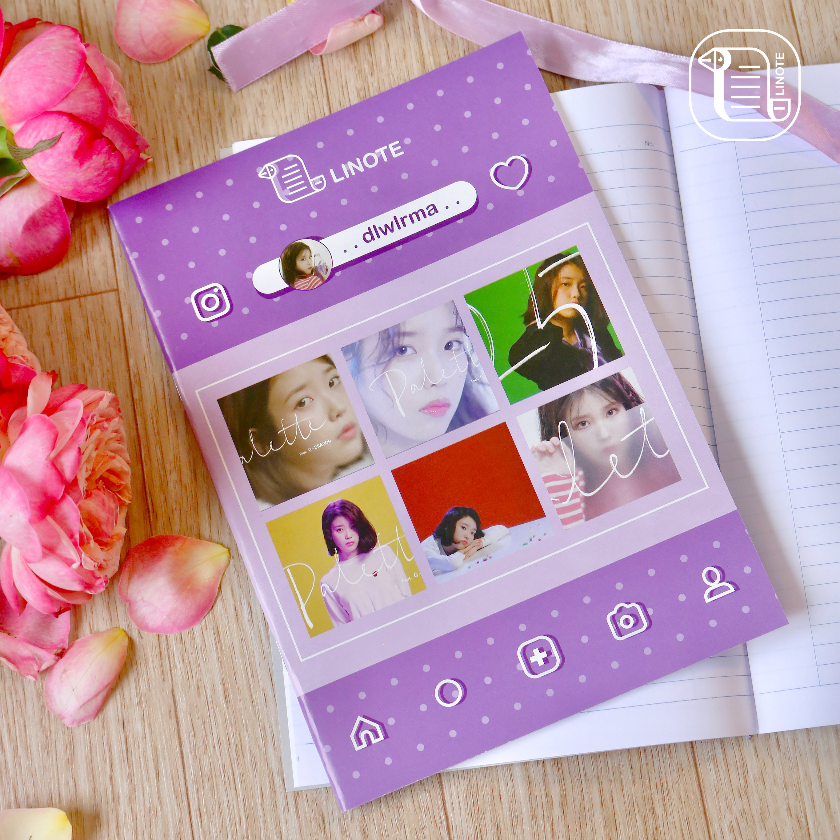Vở kẻ ngang KPOP-1 72-72 Trang, 60gsm