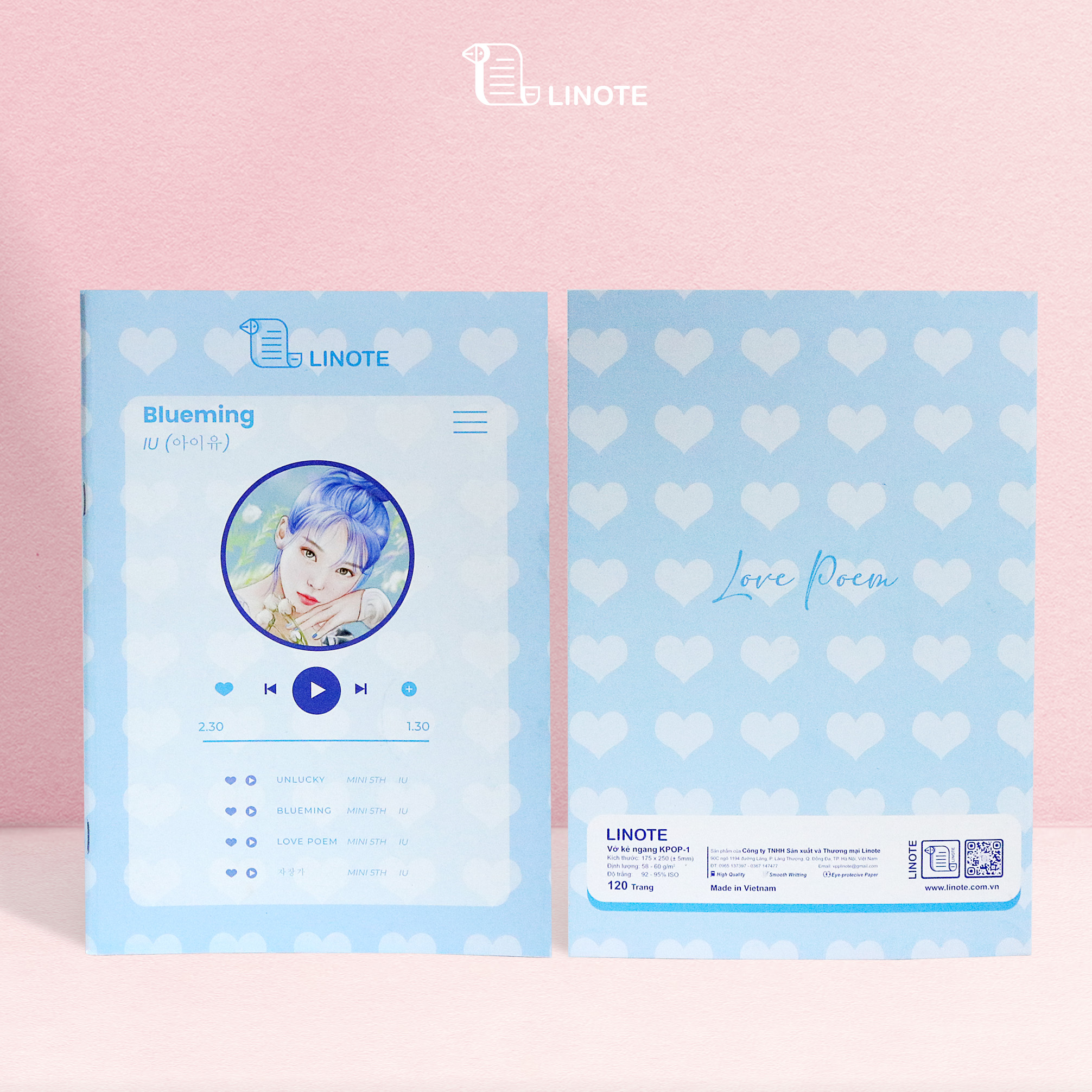 Vở kẻ ngang KPOP-2 72-200 Trang, 60gsm