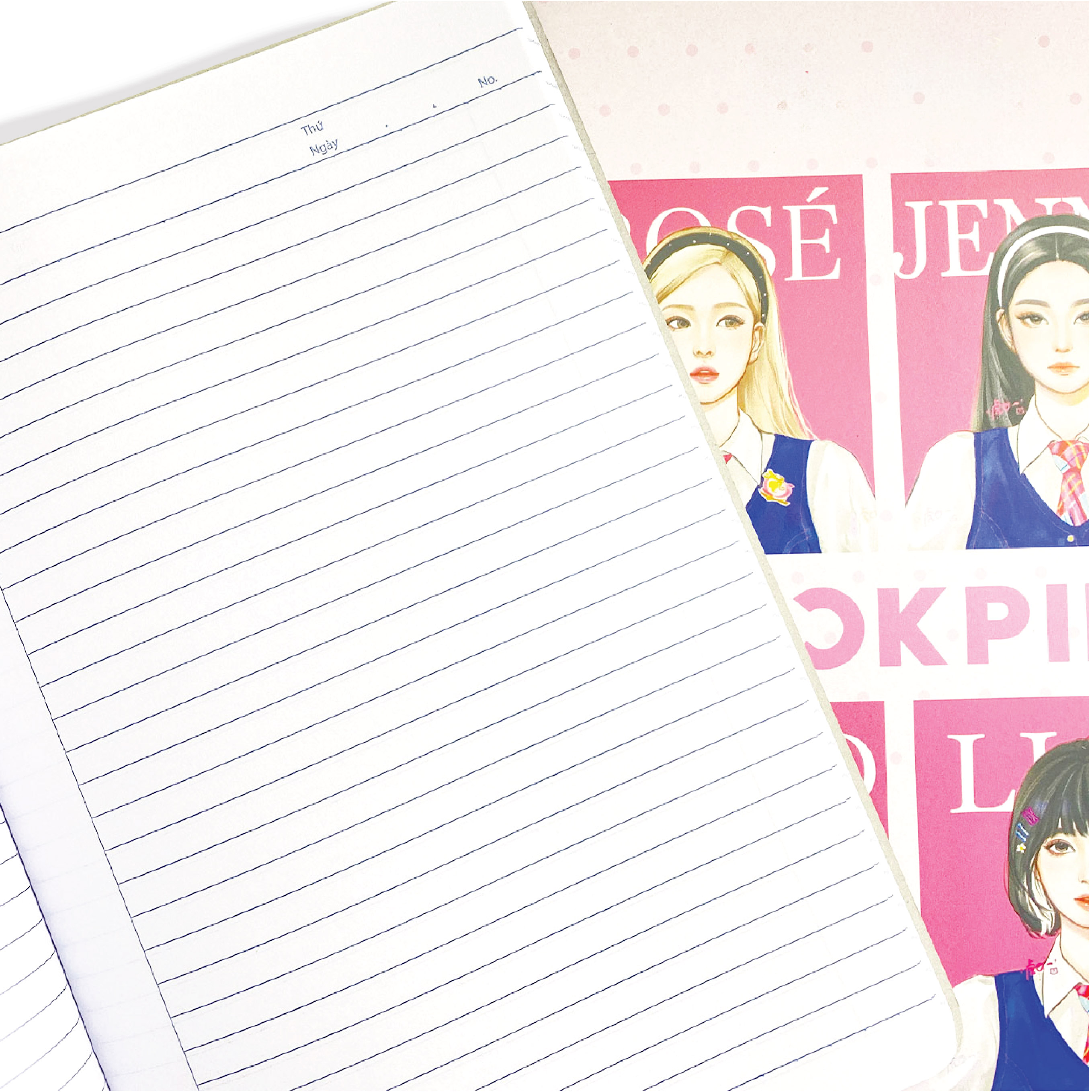 Vở kẻ ngang KPOP-2 72-200 Trang, 60gsm
