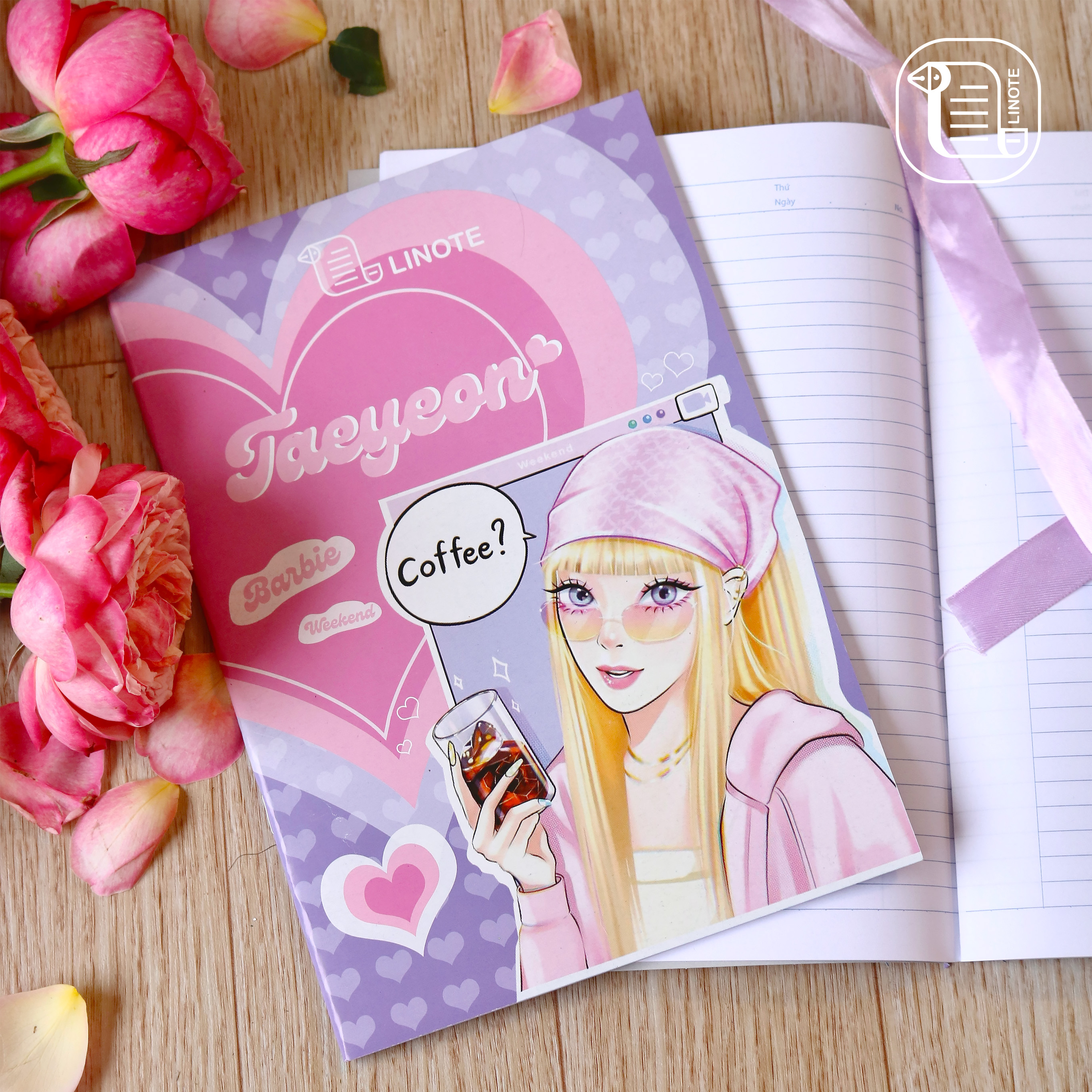 Vở kẻ ngang KPOP-2 72-200 Trang, 60gsm
