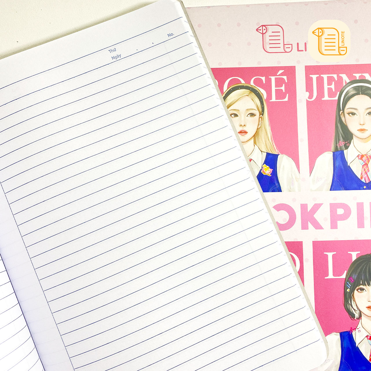 Vở kẻ ngang KPOP-2 72-200 Trang, 60gsm