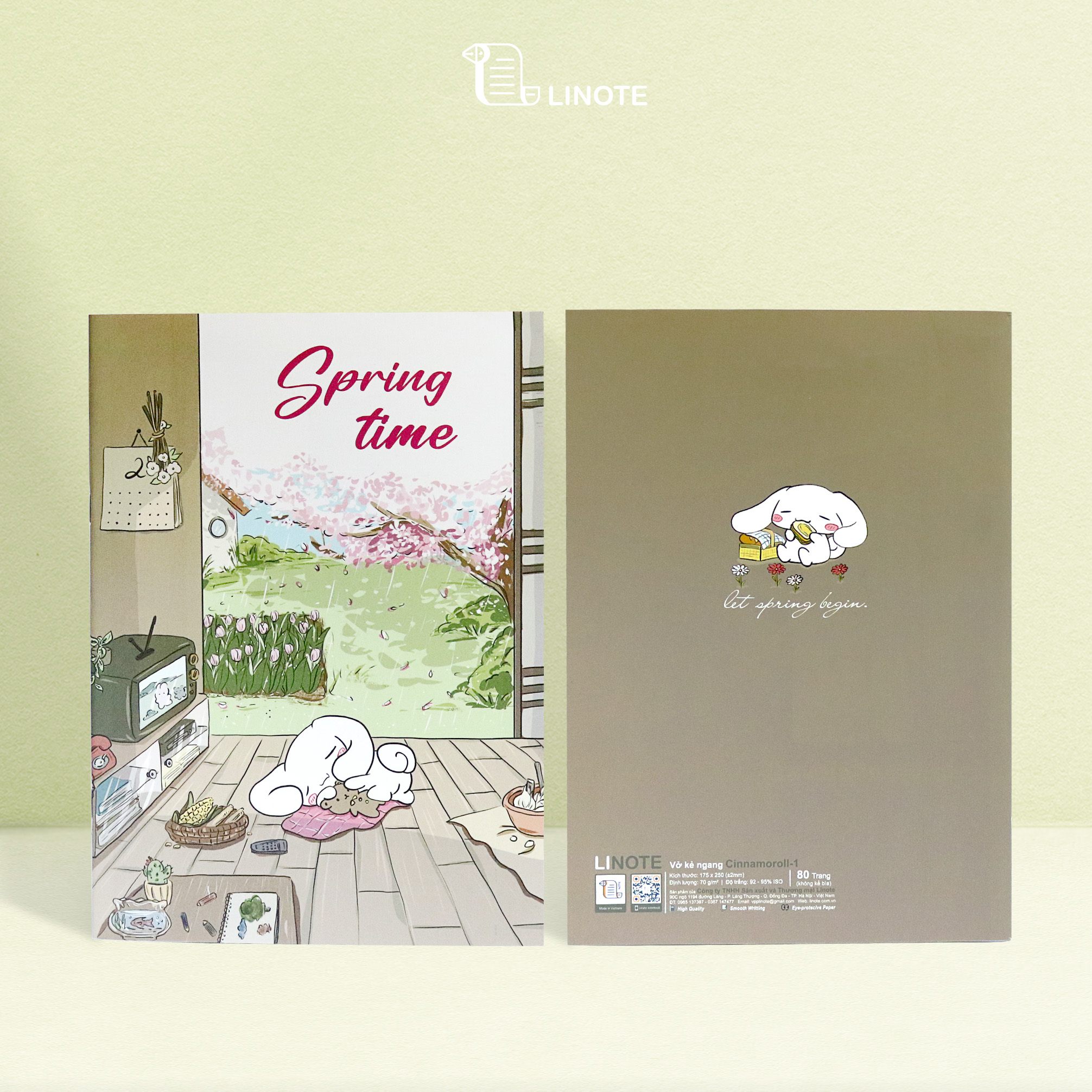 Vở kẻ ngang cao cấp FOUR SEASON 80-120 Trang, 70gsm