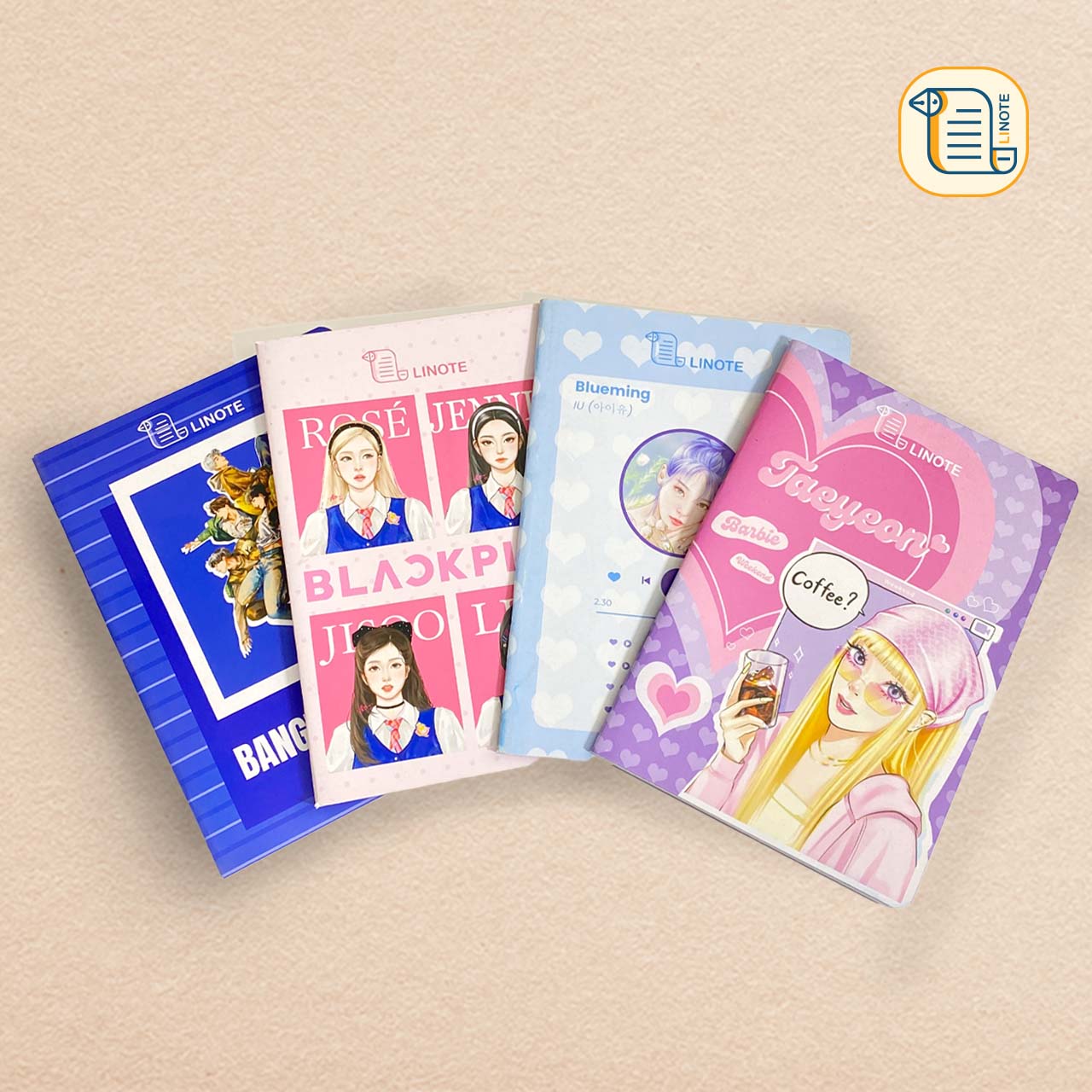Vở kẻ ngang KPOP-2 72-200 Trang, 60gsm