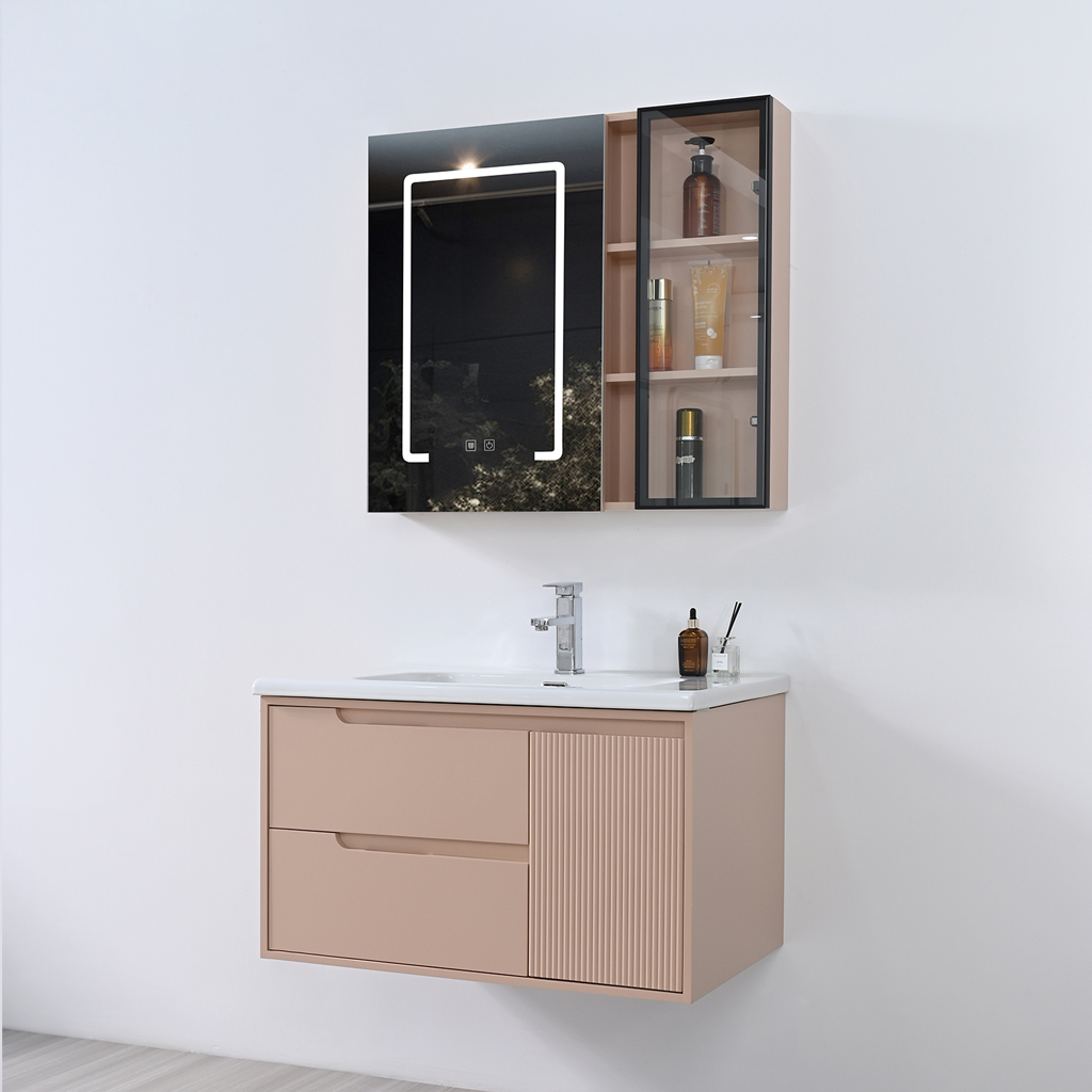 Bộ tủ chậu lavabo, tủ gương phòng tắm MW2820