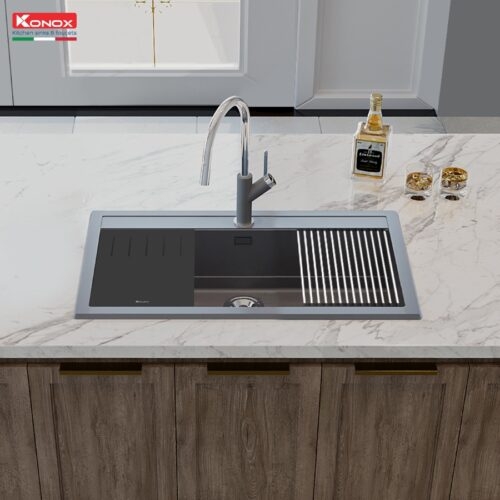Chậu rửa bát đá Konox Granite Sink Terra 860S