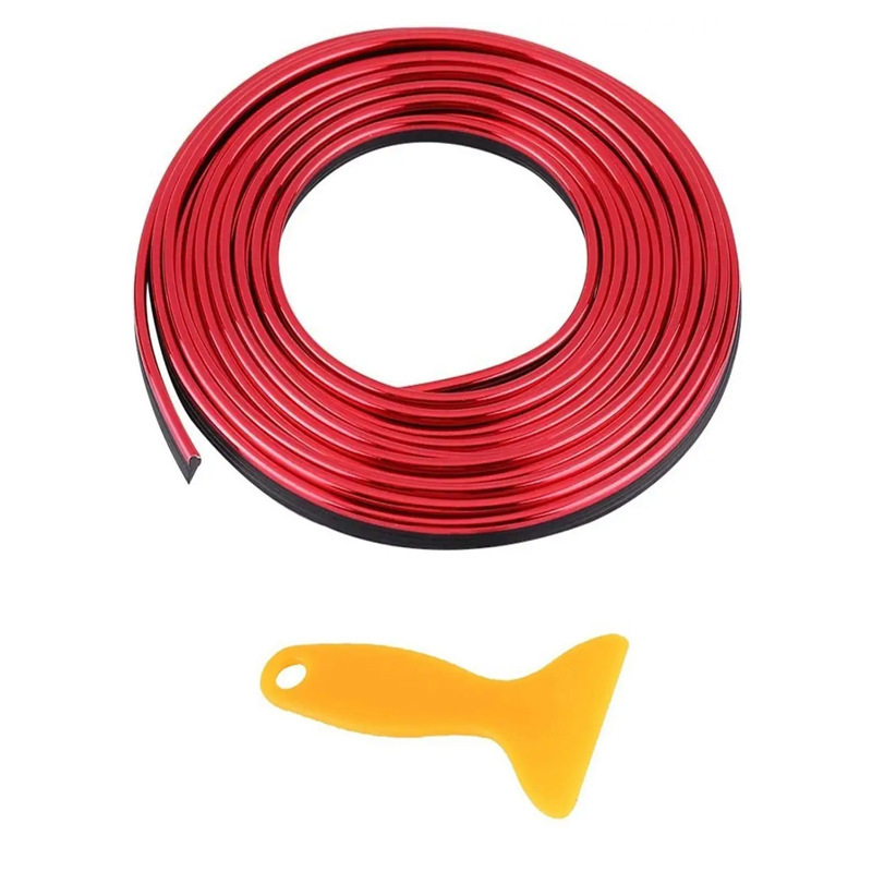 Chỉ Trang Trí Nội Thất Xe 3D- Cuộn 5m Chỉ Nẹp Viền Trang Trí Nội Thất Ô Tô Xe Hơi Chuyên Dụng