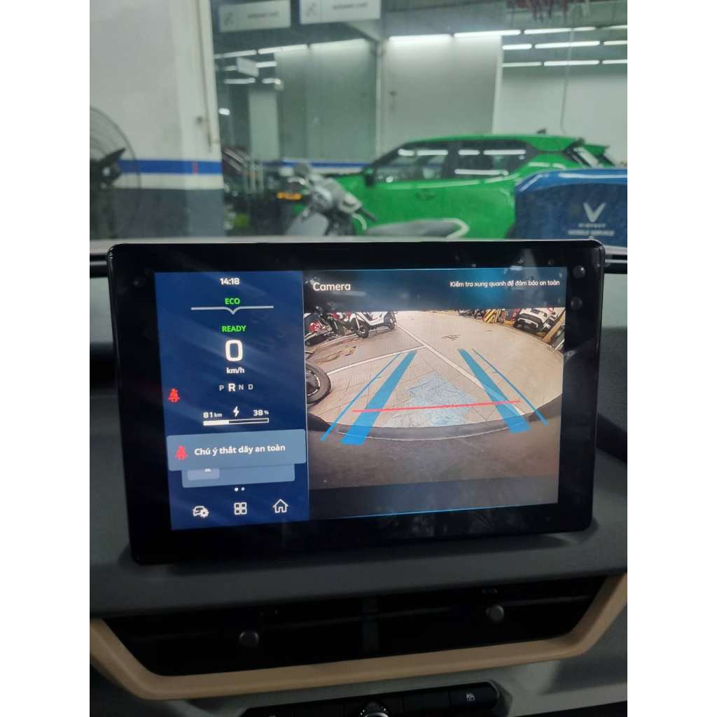 Camera Lùi Cho Xe VinFast VF3 – VF5 Cắm Jack Zin, Hình Ảnh Sắc Nét