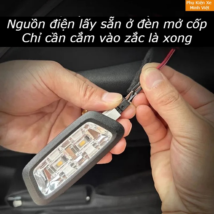DẢI ĐÈN LED CỐP XE TỰ ĐỘNG 2M - 4M – SILICON CAO CẤP– ÁNH SÁNG 360° – LẮP ĐẶT DỄ DÀNG 12V