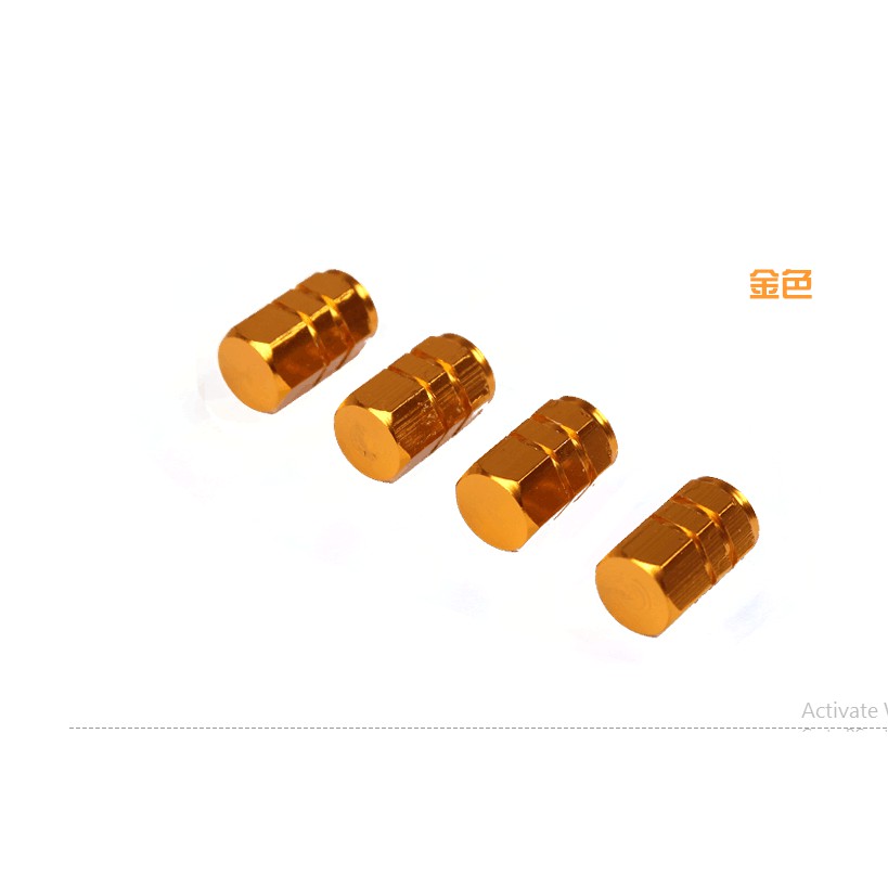 Bộ 4 Nắp Chụp Trang Trí  Bảo Vệ Van Ô Tô Xe Máy Đúc Hợp Kim Siêu Bền