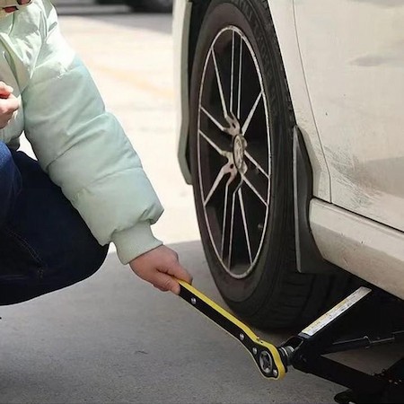 Tay Nâng Hạ Kích Ô Tô Mẫu Mới -Thay Thế Tay Quay Truyền Thống