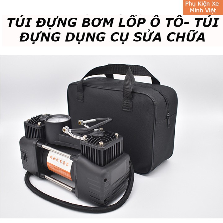 Túi Đựng Bơm Lốp Ô Tô – Phù Hợp Xi Lanh Đơn & Xi Lanh Đôi