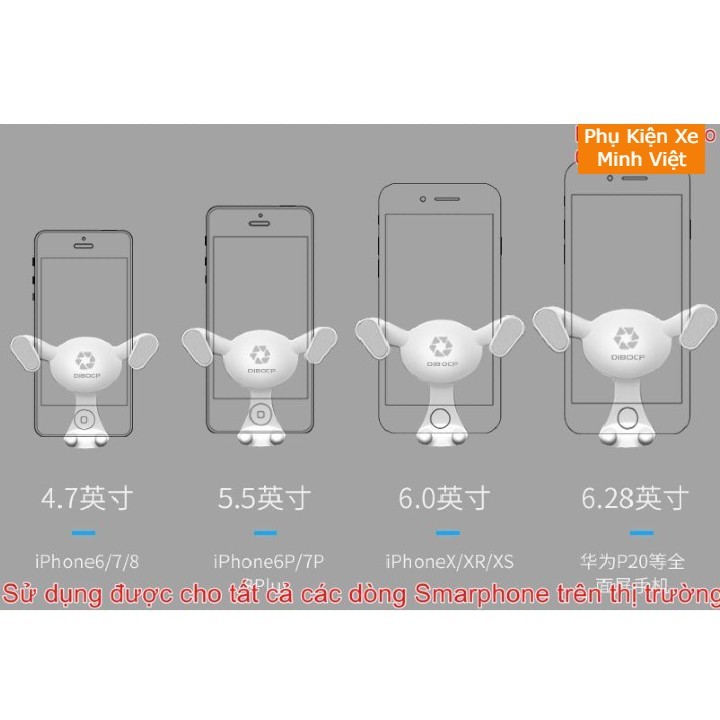 Giá Đỡ Điện Thoại Trên Ô Tô Cao Cấp – Cài Cửa Gió, Gắn Taplo