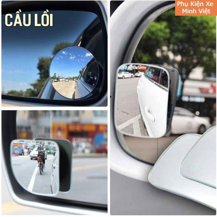 Gương Cầu Lồi Ô Tô Gắn Gương Hậu Xoay 360 – Xóa Điểm Mù, Tăng Tầm Nhìn