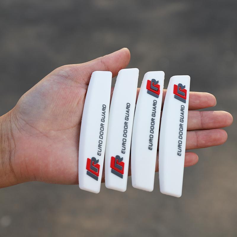 Bộ 4 Miếng Dán Chống Va Đập Cánh Cửa Ô Tô Cao Su Đàn Hồi Keo 3M