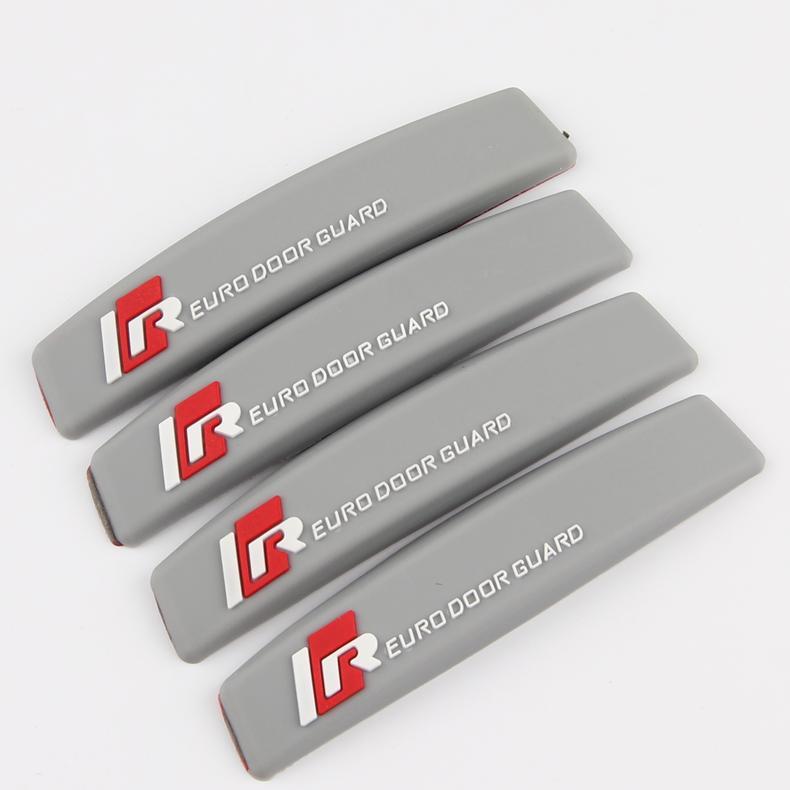 Bộ 4 Miếng Dán Chống Va Đập Cánh Cửa Ô Tô Cao Su Đàn Hồi Keo 3M