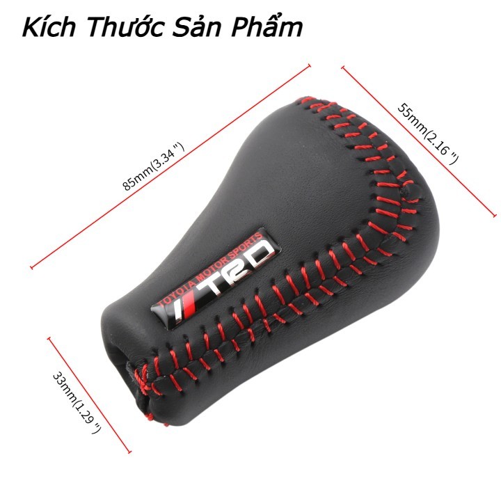 Tay Nắm Cần Số Toyota TRD 5 Cấp – Chất Liệu Da Cao Cấp